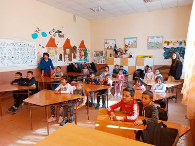 12 Април  - Международен Ден на авиацията и космонавтиката в ОбУ "Васил Левски", село Тенево, община "Тунджа". 4